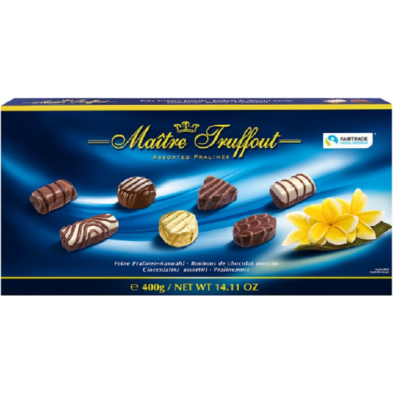 Pralinē konfekšu kārba MAITRE TRUFFOUT, 400g ( Iepak. x 2 )