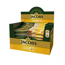 Kafija JACOBS, Latte, 12.5 g, 20 gab./iepak. ( Iepak. x 2 )