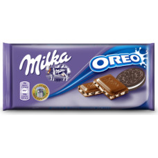 Piena šokolāde MILKA Oreo Choco, 100 g ( Gab. x 6 )