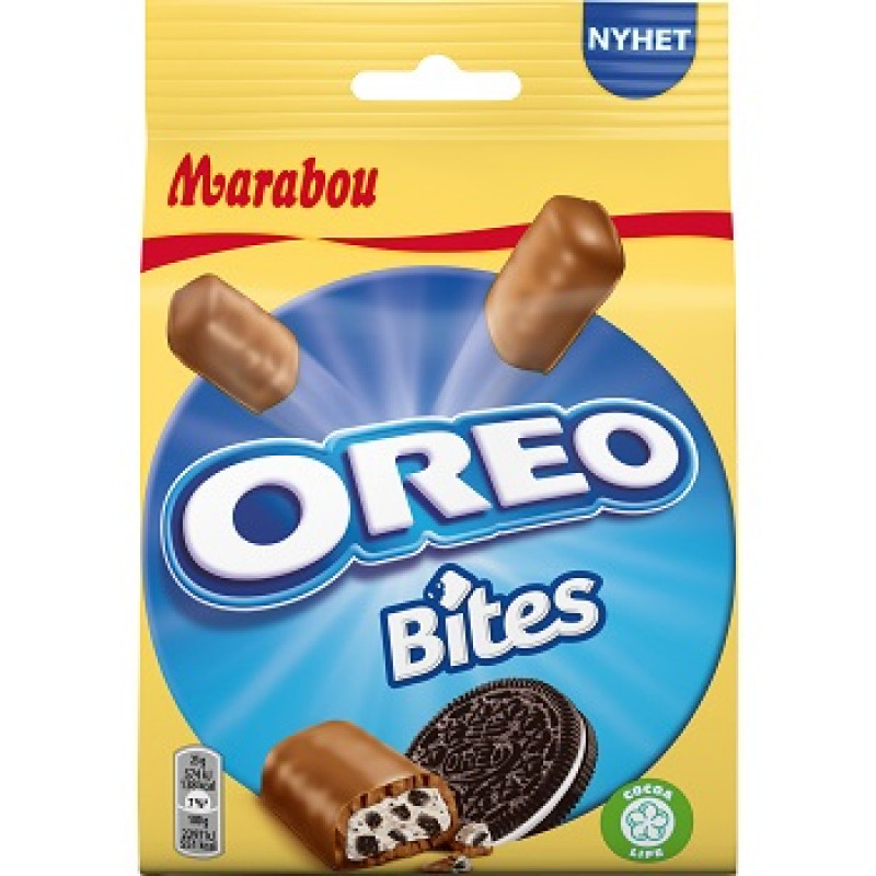 Šokolādes gabaliņi MARABOU Oreo bites, 140g ( Iepak. x 3 )