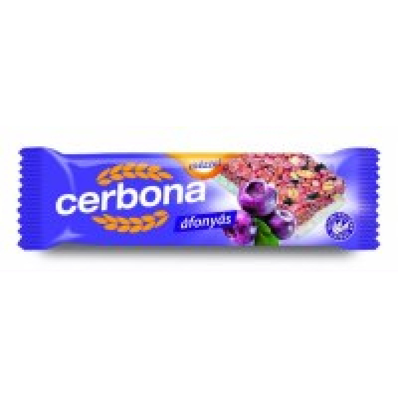 Musli batoniņš CERBONA Melleņu, jogurta glazūrā, 20g ( Iepak. x 10 )