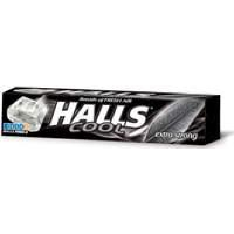 Ledenes HALLS Extra Strong (ekstra mentola) 33.5g ( Iepak. x 20 )