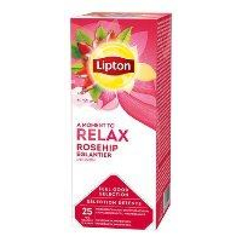 Lipton Tēja Mežrozīšu, 25 x 2,48 g ( Gab. x 3 )