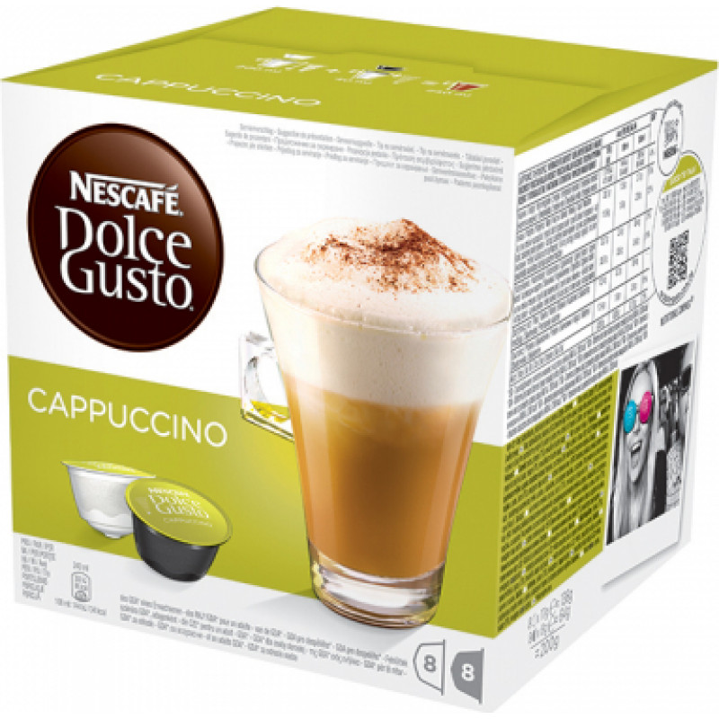 Kafijas kapsulas NESCAFE Dolce Gusto Cappuccino, 186.4 g, 16 gab./ iepak. ( Iepak. x 2 )