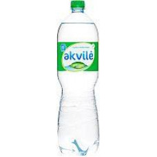 Dabīgs minerālūdens AKVILE 1.5 L, viegli gāzēts, plastmasas  pudelē ( Gab. x 6 )