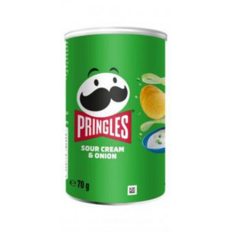 PRINGLES SOUR CREAM & ONION 70g ( Gab. x 12 )