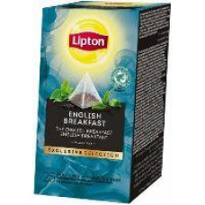 Melnā tēja LIPTON English Breakfast, piramīdas, 25 x 2g ( Gab. x 3 )