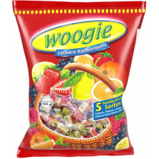 Woogie Košļājamās konfektes ar augļu garšu, 500g ( Iepak. x 3 )