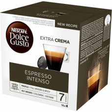 Kafijas kapsulas NESCAFE Dolce Gusto kafija Espresso Intenso, 16 gab./112g ( Iepak. x 2 )