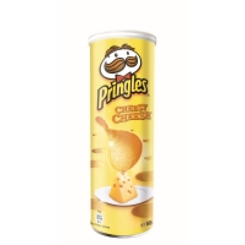 PRINGLES ar nacho sieru 165 g (8 kastes rindā) ( Gab. x 3 )