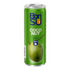 Bonsu Kokosriekstu ūdens BONSU, 330 ml ( Gab. x 24 )