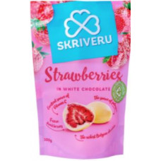 SKRĪVERU Zemenes piena šokolādē 100g ( Gab. x 3 )