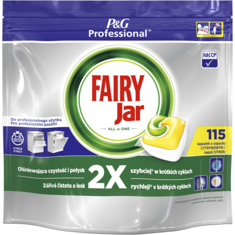 Fairy Professional FAIRY trauku mazgāšanas kapsulas Lemon PGP 115gb