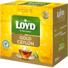 Menā tēja LOYD Pyramids Gold Ceylon, 20x2 g ( Iepak. x 3 )