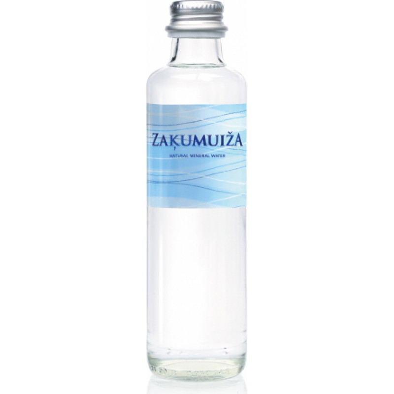 Zaķumuiža Dabīgais minerālūdens ZAĶUMUIŽA, negāzēts, stiklā, 0.25l ( Gab. x 24 )