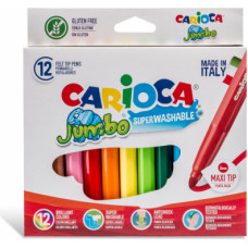 Flomasteri CARIOCA JUMBO 12 krāsas