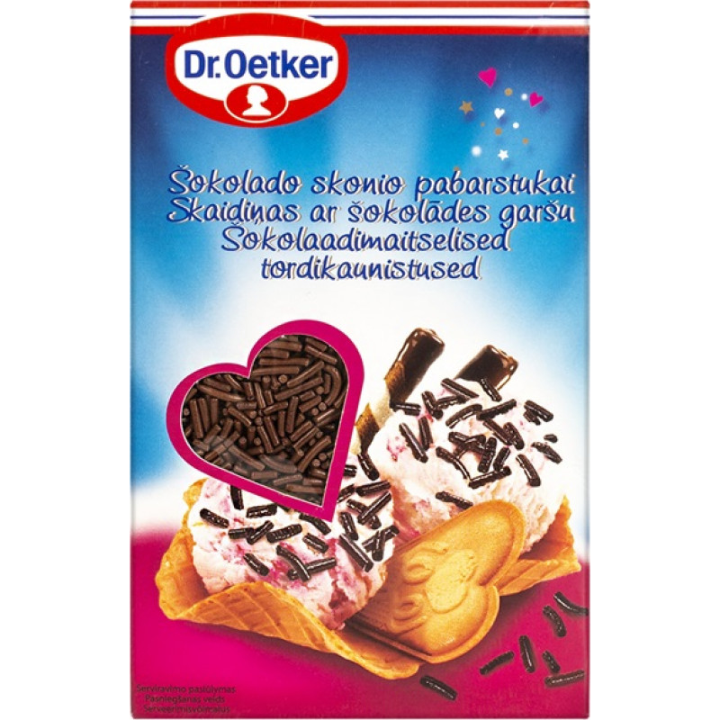 Dekors šokolādes graudiņi DR.OETKER 80g