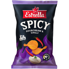 Čipsi Estrella Sourcream and Chili 115g ( Gab. x 12 )