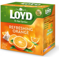 Augļu tēja LOYD Pyramids Fresh Orange, 20x2,2 g ( Iepak. x 3 )