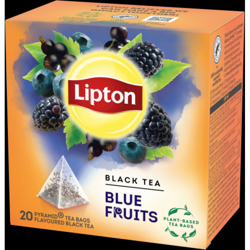 Augļu tēja LIPTON Blue Fruit, piramīdas, 20gab ( Gab. x 3 )