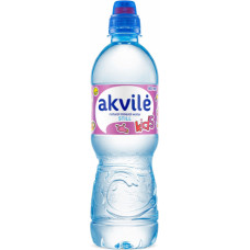 Naturāls minerālūdens AKVILE Kids, negāzēts, 0.5l PET ( Gab. x 12 )