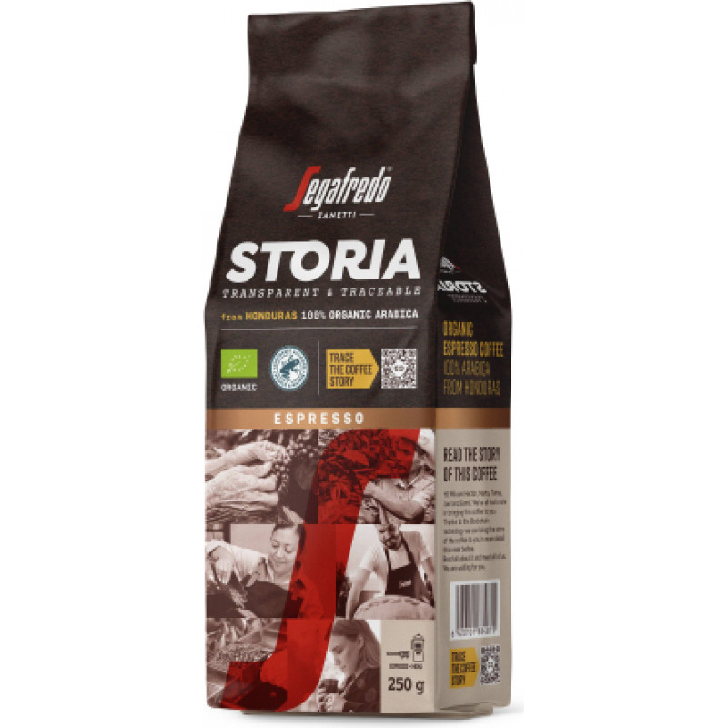 Segafredo Maltā kafija SEGAFREDO Storia Espresso Organic, 250 g