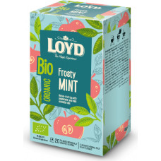 Aromatizēta zāļu-augļu tēja LOYD Frosty Mint, BIO, 20x2g ( Iepak. x 3 )