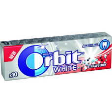 Košļājamā gumija ORBIT White Strawberry Stickpack 10 gab. ( Iepak. x 30 )