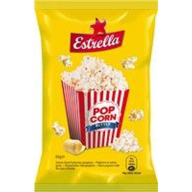 Popkorns Estrella ar sviesta garšu, 90g ( Iepak. x 4 )