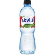 Aromatizēts dzeramais ūdens AKVILE ar granātābola aromātu, viegli gāz., 0,5l ( Gab. x 12 )