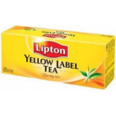 Melnā tēja LIPTON Yellow Label Express, papīra maisiņos, 2gx25gab ( Gab. x 3 )