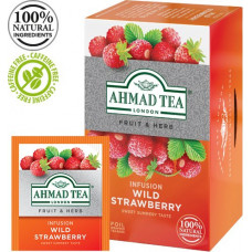 Tēja AHMAD Alu WILD STRAWBERRY, 20 maisiņi x 2 g paciņā ( Gab. x 2 )