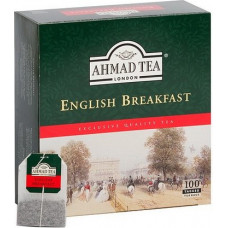 Melnā tēja AHMAD ENGLISH BREAKFAST, 100 maisiņi x 2 g paciņā