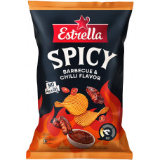 Čipsi Estrella Spicy BBQ taste 115g ( Gab. x 12 )