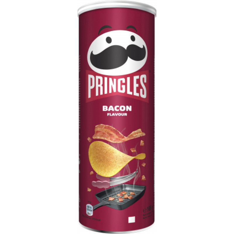 PRINGLES ar bekonu, 165g ( Gab. x 3 )