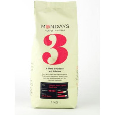 Kafijas pupiņas MONDAYS Nr.3, Arabica un Robusta, 1 kg