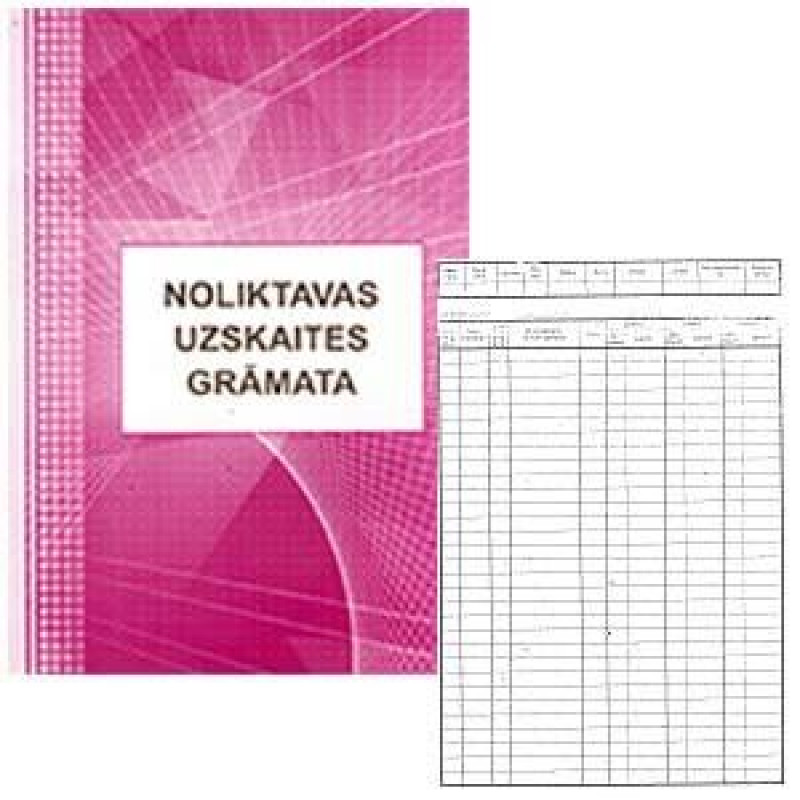 Noliktavas uzskaites grāmata,  A4Z,  48 lapas