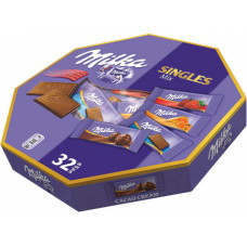 Šokolādes saldumu izlase MILKA Mix Single, 138 g ( Gab. x 2 )