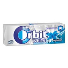 Košļājamā gumija ORBIT White Fresh Mint Stickpack 10 gab. ( Iepak. x 30 )