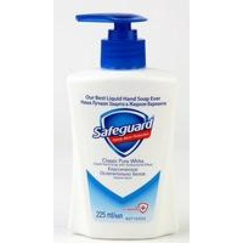 Safeguard Liquid Hand Soap Classic Pure White 225ml ( Gab. x 6 )