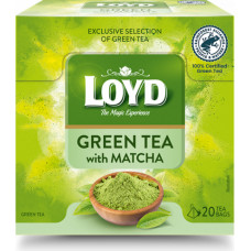 Zaļā tēja LOYD Green Matcha, 20 x 1,5g