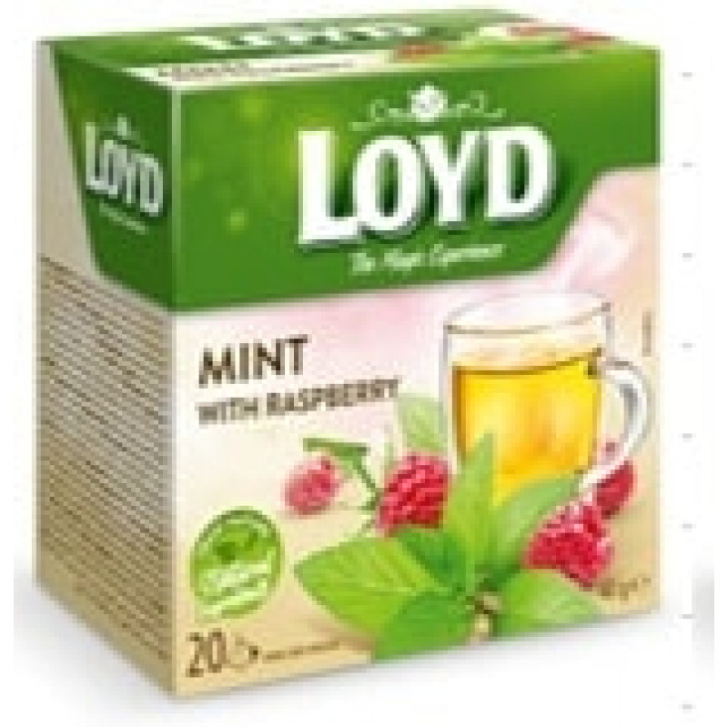 Piparmētru tēja LOYD Pyramids HERBAL ar avenēm 20x1,5g ( Gab. x 3 )