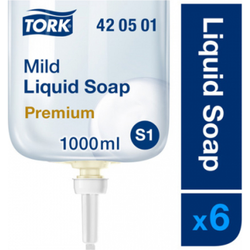 Šķidrās ziepes TORK Premium Mild S1, 1 L