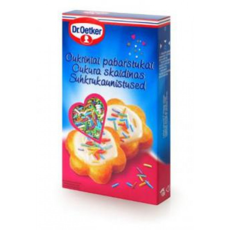 Cukura skaidiņas Dr.Oetker 80g ( Iepak. x 4 )