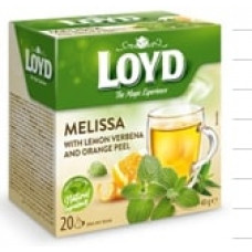 Melisas tēja LOYD Pyramids HERBAL citronu un apel.20x1,5g ( Gab. x 3 )