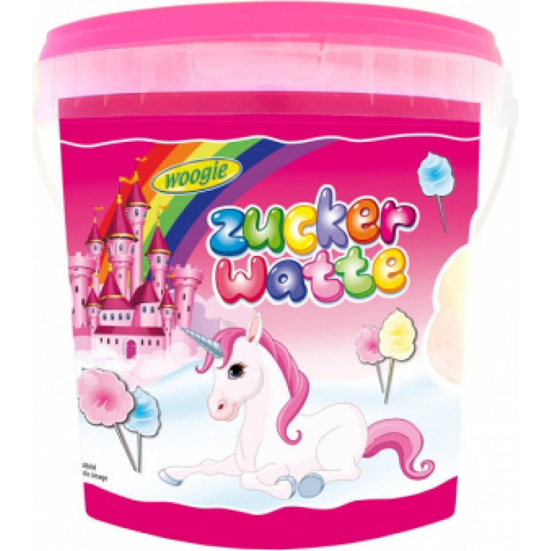 Woogie Cukurvate aromatizēta Unicorn Candy Floss WOOGIE, 50g ( Gab. x 4 )