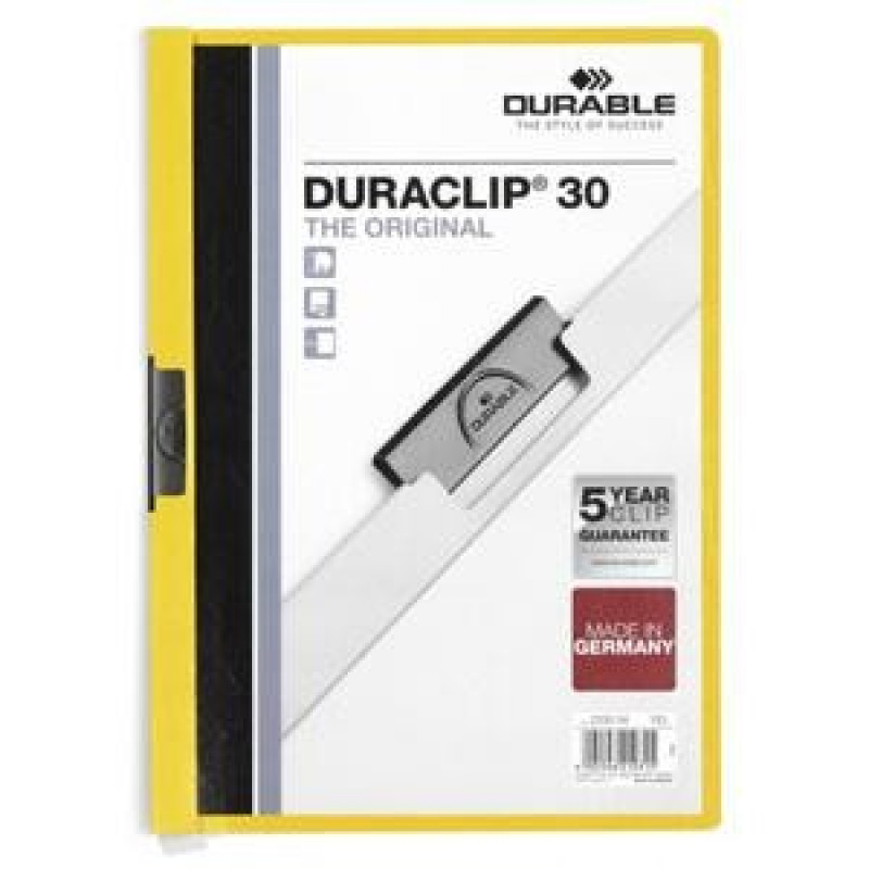 Mape Duraclip Original 30 DURABLE,  dzeltena