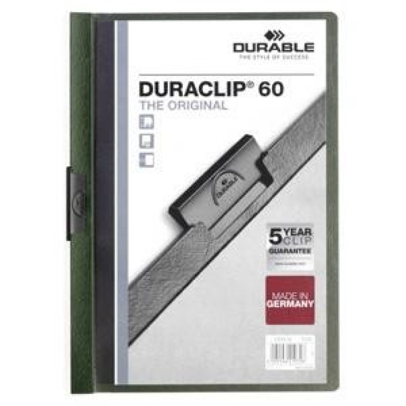 *Mape Duraclip Original 60 DURABLE,  tumši zaļa