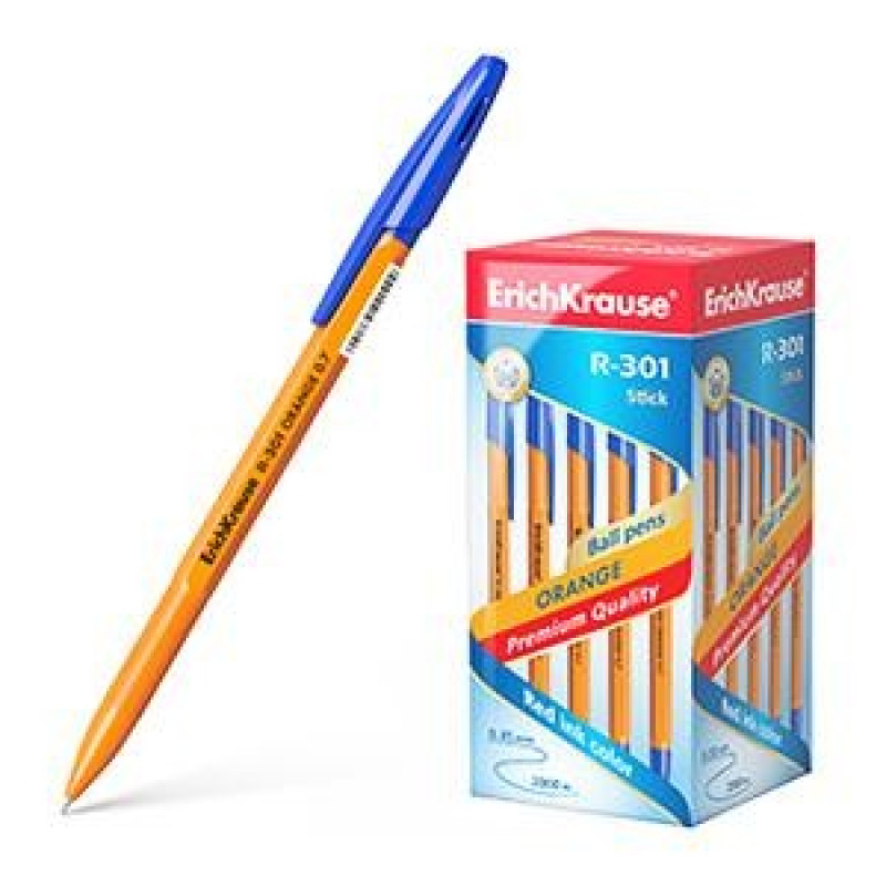 Pildspalva lodišu R-301 Orange Stick zila ErichKrause