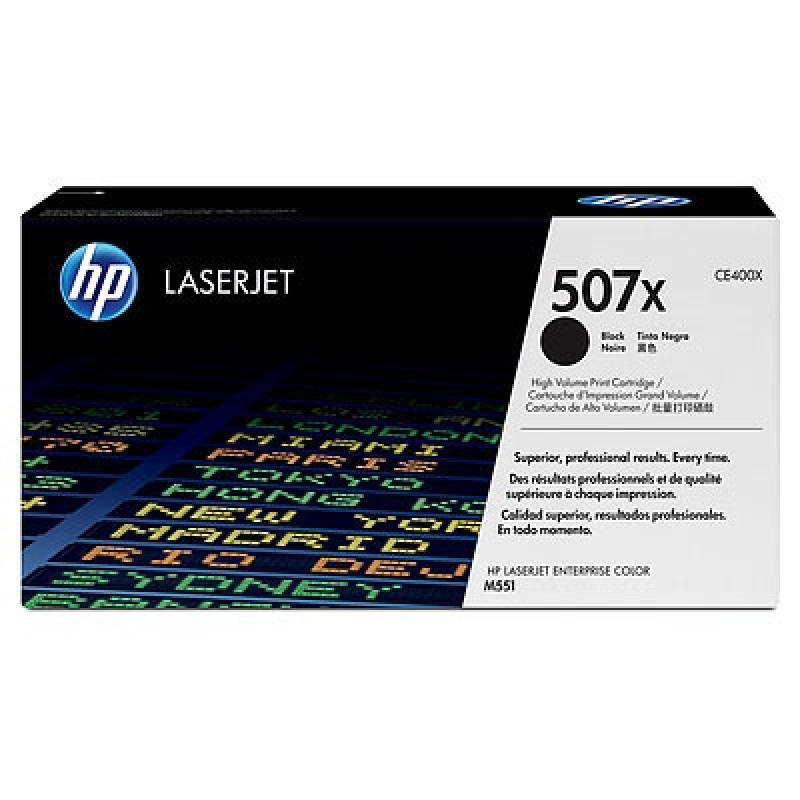 Hewlett-Packard HP Cartridge No.507X Black (CE400X)